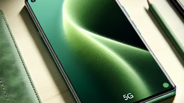 Smartphone Moto G54 5G: 8 GB de RAM Boost e 256 GB Verde – Couro Vegano