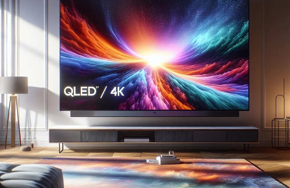 Samsung Smart TV 65" QLED 4K 65Q60D com Tecnologia de Pontos Quânticos