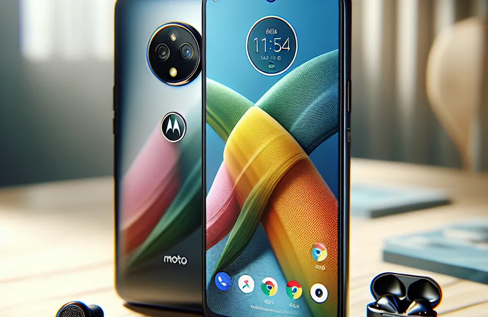 Smartphone Motorola Moto G84 5G: Tela 6,55", Câmera Dupla 50MP + 8MP e Fone Moto Buds 135