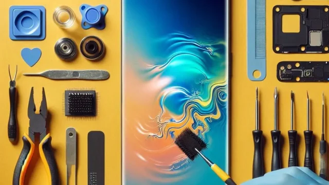 Tela AMOLED para Galaxy S10: Digitalizador LCD 6,1" com Impressão Digital e Ferramentas de Reparo
