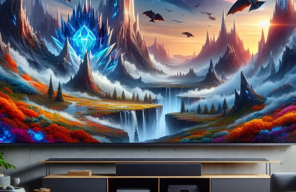 Samsung Smart TV 65" Crystal UHD 4K 65DU8000 com Painel Dynamic Crystal Color e Gaming Hub