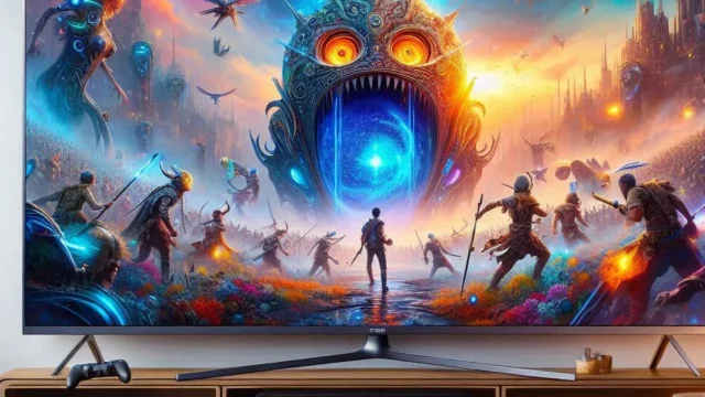 Samsung Smart TV 65" UHD 4K 65DU7700 – Processador Crystal 4K e Gaming Hub