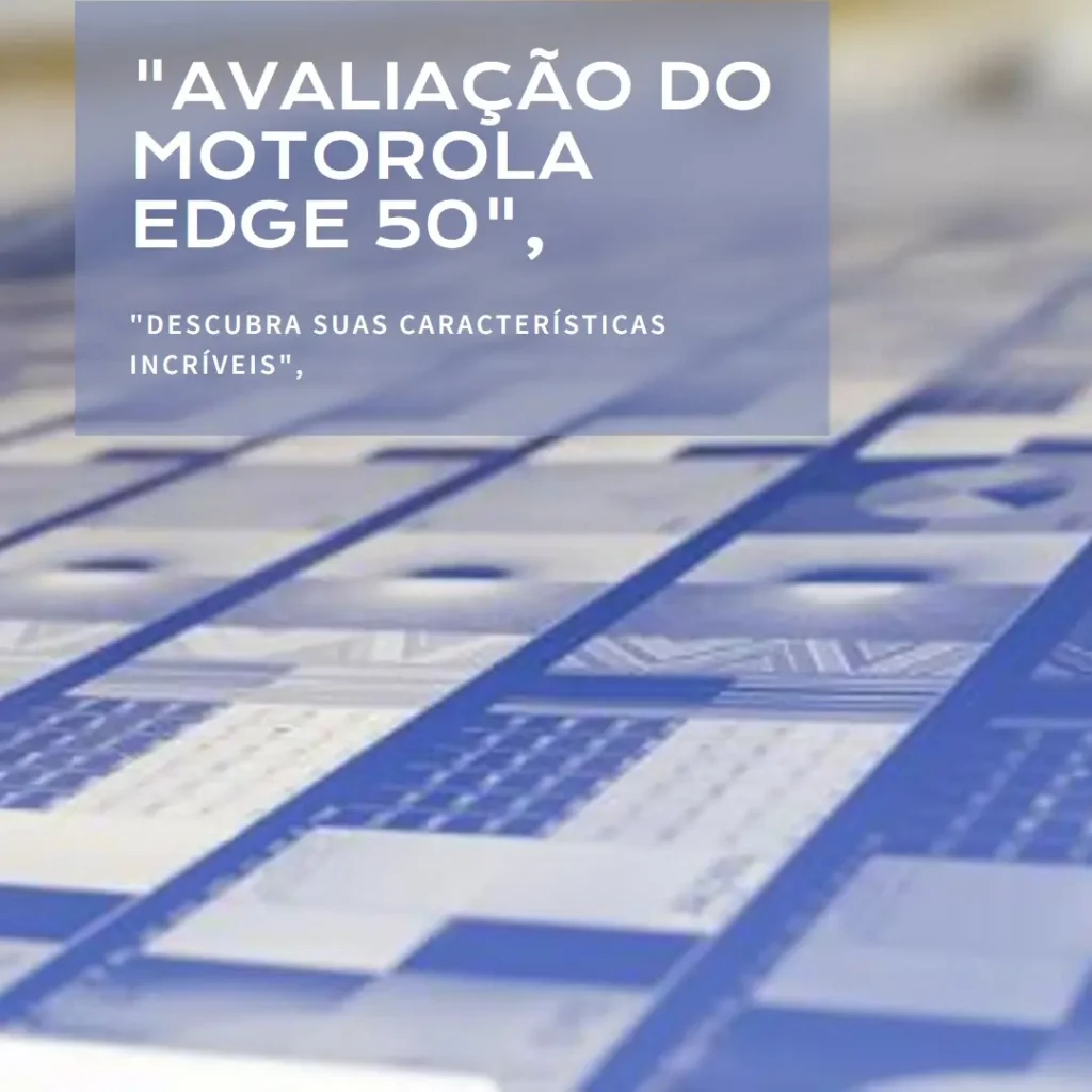 Smartphone Motorola Edge 50 5G - 256GB, 24GB RAM, Câmera Sony 50MP