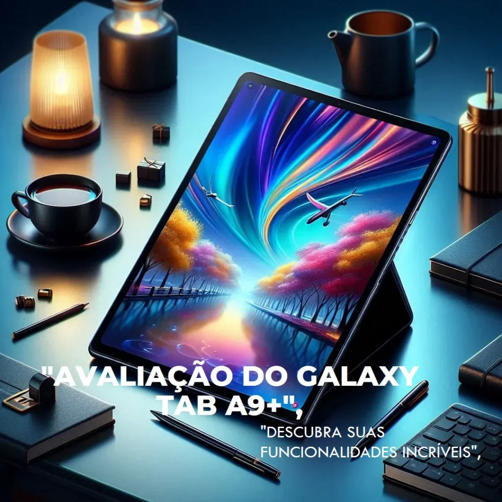 Galaxy Tab A9+ 5G: Tela de 11", 64 GB, 4 GB RAM, Câmera Frontal de 5 MP e Traseira de 8 MP