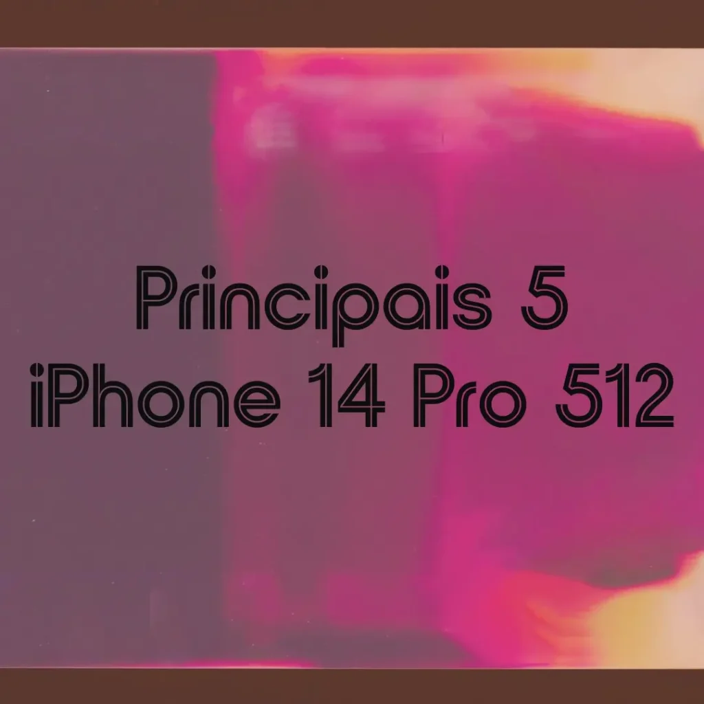 Principais 5 iPhone 14 Pro 512