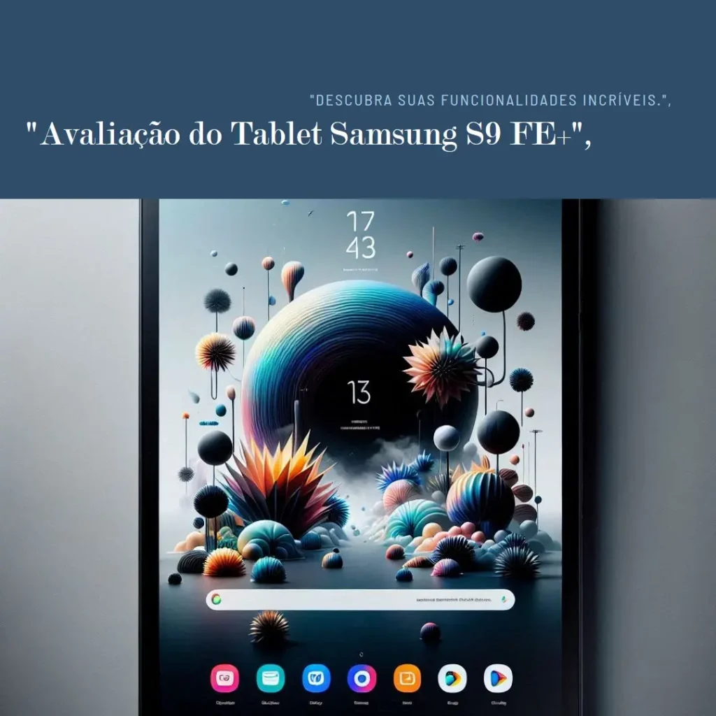 Tablet Samsung Galaxy Tab S9 FE+ 5G 12.4" 128GB com S Pen