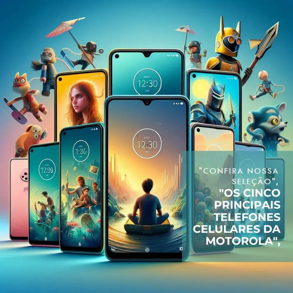 Top Cinco Modelos de celulares baratos da motorola