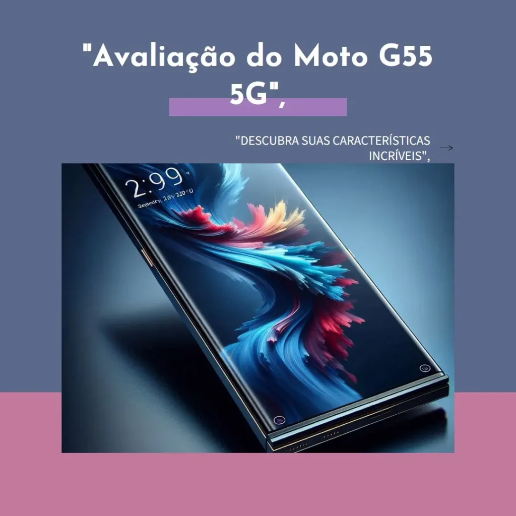 Smartphone Motorola Moto g55 5G: Desempenho Poderoso e Câmera de 50MP
