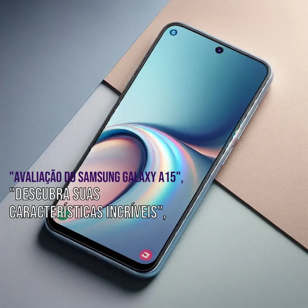 Samsung Galaxy A15 128GB: Tela Infinita de 6.5" e 4GB RAM