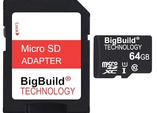 BigBuild Technology Cartão de memória Micro SDXC de 64 GB para celulares Xiaomi Redmi A3/A3x/A3 Pro, A4, Note 12R, Note 13/13 Pro