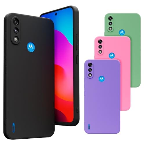 Capa Capinha Case Compatível Motorola Moto E7 Power Silicone Veludo Premium [2ASHOP] (PRETO)