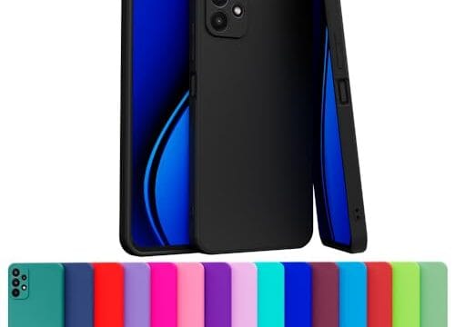 Capa Capinha Case Compatível Samsung Galaxy A72 Silicone Aveludada Com Proteção De Câmera (PRETO)