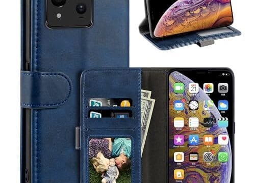 Capa compatível com Asus Zenfone 11 Ultra 5G, capa de telefone empresarial estilo carteira magnética de couro PU, capa flip moderna com compartimento para cartão e suporte para Asus Zenfone 11 Ultra
