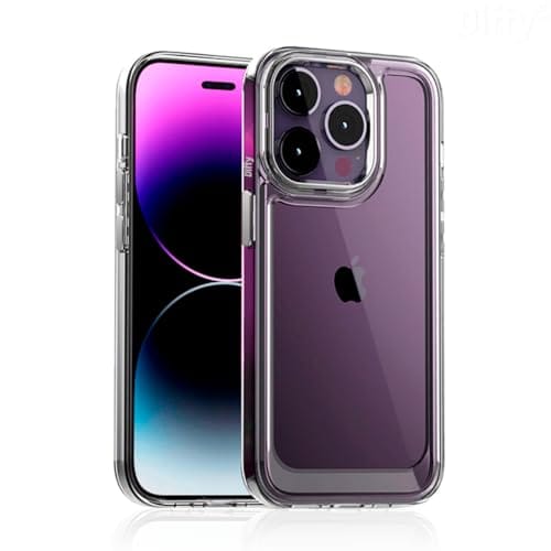 Capa para iPhone 16 Pro Transparente - Design Fino, Botões Metalizados, Bordas Reforçadas e Proteção de Câmera | Clean Case - Diffy (iPhone 16 Pro)
