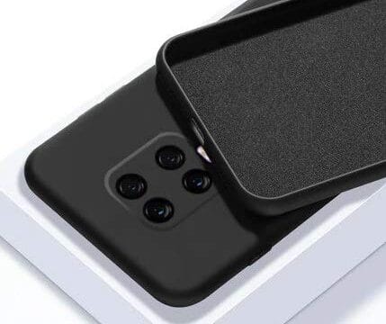 Capa Para Xiaomi Redmi Note 9s Note 9 Pro Note 9 Pro Max Silicone Case Aveludada (Preto)