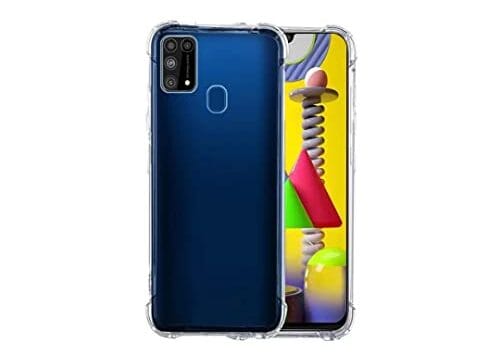 Capa Silicone Antichoque Transparente p/Samsung Galaxy M21S