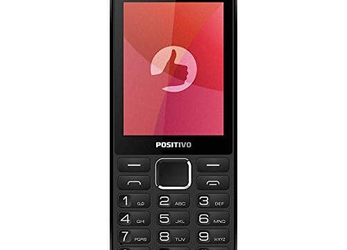 Celular Positivo P28 (Dual Chip/ 32MB/ 2G/ Radio FM/Bluetooth/Desbloqueado) Preto