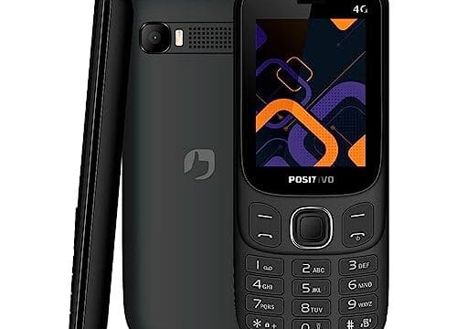 Celular Positvo P41, Tela 2.4”, 4G, 48MB RAM, Rádio FM, Dual SIM - Preto