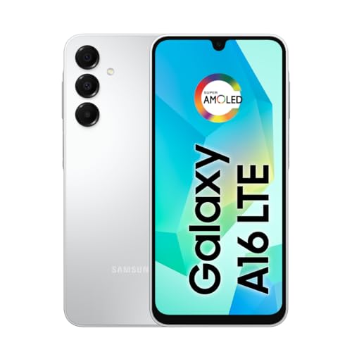 Celular Samsung Galaxy A16, 128GB + 4GB RAM, Câmera de até 50MP, Tela 6.7", NFC, IP54, Bateria 5000 mAh - Cinza