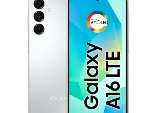 Celular Samsung Galaxy A16, 128GB + 4GB RAM, Câmera de até 50MP, Tela 6.7", NFC, IP54, Bateria 5000 mAh - Cinza
