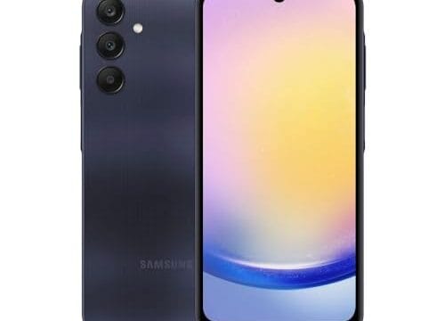 Celular Samsung Galaxy A25 5G 256GB, 8GB RAM, Tela Infinita de 6.5" Azul Escuro