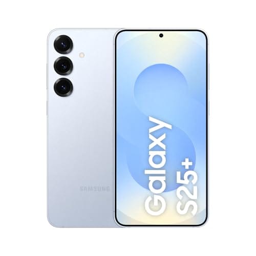 Celular Samsung Galaxy S25+ 5G, 512GB, 12GB RAM, Câmera Tripla de 50+12+10, Tela Grande de 6.7", Azul – Neste modelo de 512GB você ganha o dobro de memória pelo mesmo preço de 256GB
