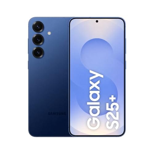 Celular Samsung Galaxy S25+ 5G, 512GB, 12GB RAM, Câmera Tripla de 50+12+10, Tela Grande de 6.7", Azul Marinho – Neste modelo de 512GB você ganha o dobro de memória pelo mesmo preço de 256GB