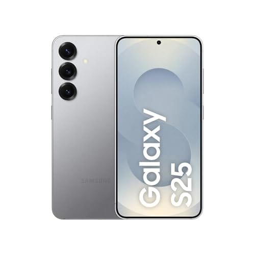 Celular Samsung Galaxy S25 5G, 512GB, 12GB RAM, Câmera Tripla de 50+12+10, Tela Grande de 6.2", Prata