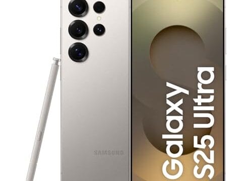 Celular Samsung Galaxy S25 Ultra 5G, 512GB, 12GB RAM, Câmera Quádrupla de 200+50+10+50, Tela Grande de 6.9", Titânio Cinza – Você ganha o dobro de memória (512GB) pelo mesmo preço de 256GB