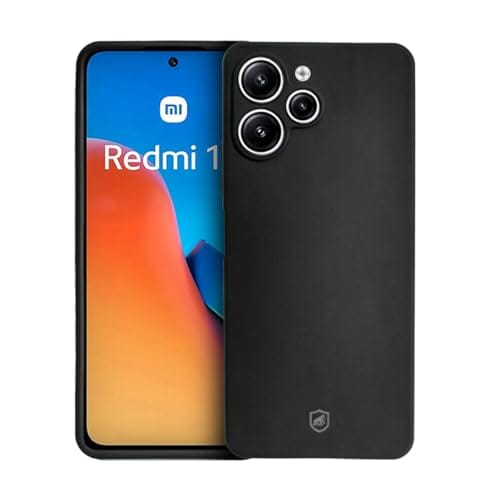 Gshield Capa Case Capinha Silicon Veloz para Xiaomi (Preta, Redmi 12 / 12R)