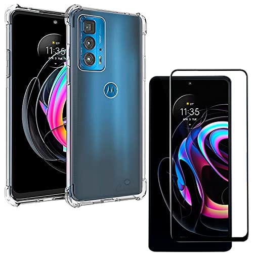 Kit Capa Anti Impacto Compatível com Motorola Edge 20 Pro + Película Vidro 3D