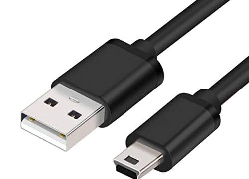 MaxLLTo Cabo de carregamento mini USB de sincronização de dados de 1,8 m para celular Motorola RAZR v3 / RAZR v3c / RAZR v3i / RAZR v3m / RAZR v3r / RAZR v3t