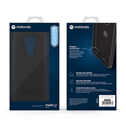 Motorola, Capa Protetora Moto G9, Original Anti Impacto, Preto, Play