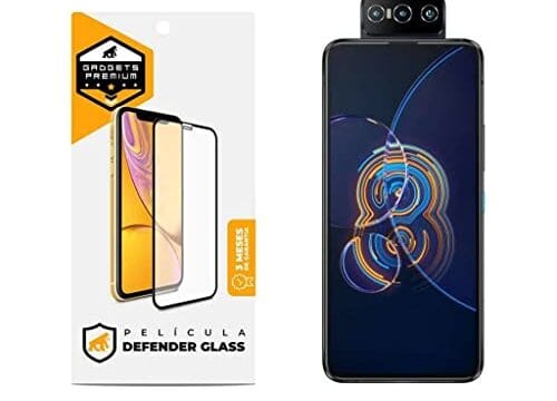 Película Defender Glass para Asus Zenfone 8 Flip - Preta - Gshield