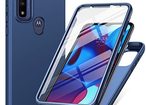 PUJUE Capa para celular Motorola Moto-G Pure: G Play 2023 | G Power 2022 Capa de silicone fosco 360 Proteção total - Capa de celular TPU resistente à prova de choque resistente à prova de choque para