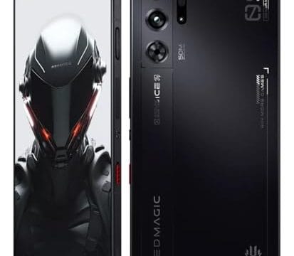 REDMAGIC 9 Pro Smartphone 5G, celular para jogos de 120Hz, tela cheia de 6.8 polegadas, câmera sob a tela, celular Android de 5500 mAh, Snapdragon 8 Gen 3, Sleet12+256GB, carregador