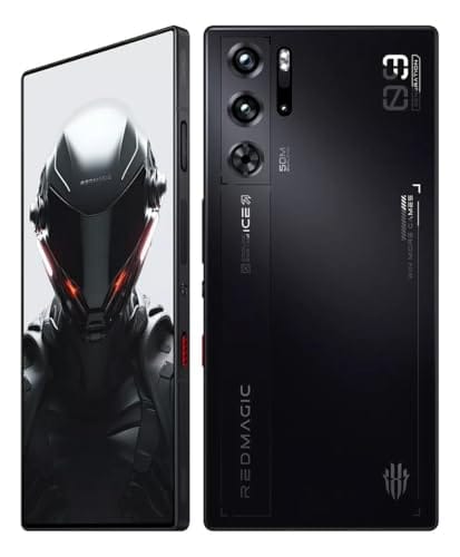 REDMAGIC 9 Pro Smartphone 5G, celular para jogos de 120Hz, tela cheia de 6.8 polegadas, câmera sob a tela, celular Android de 5500 mAh, Snapdragon 8 Gen 3, Sleet12+256GB, carregador