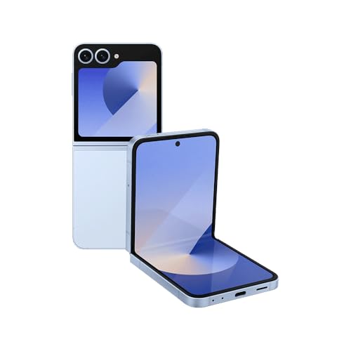 Samsung Celular Galaxy Z Flip6 5G, 256GB, 12GB RAM, Tela 6.7", Câm. Dupla + Selfie 50MP, Galaxy AI - Azul
