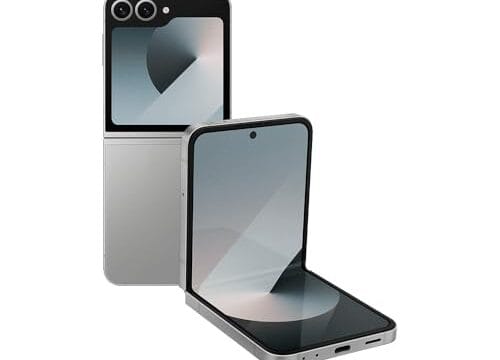 Samsung Celular Galaxy Z Flip6 5G, 512GB, 12GB RAM, Tela 6.7", Câm. Dupla + Selfie 50MP, Galaxy AI - Cinza