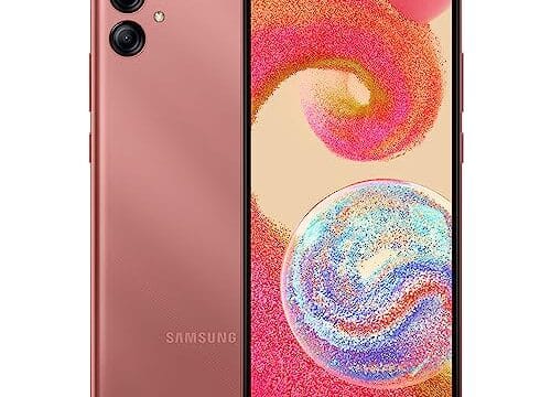 Samsung Galaxy A04e 64GB 4G Wi-Fi Tela 6.5'' Dual Chip 3GB RAM Câmera Dupla + Selfie 5MP com modo Retrato Bateria de 5000mAh - Cobre