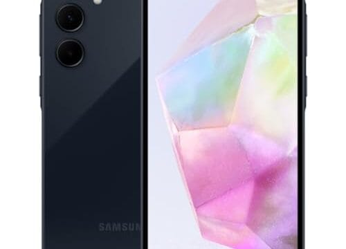 Samsung Galaxy A35 5G, Câmera Tripla Traseira de até 50MP, Selfie de 13MP, Nightography, Apagador de objetos, Design em vidro, IP67, Tela Super AMOLED de 6.6" 120Hz Vision Booster, 256GB - Azul Escuro