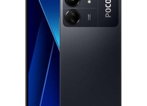 Smartfone Xiaomi POCO C65 com 8GB de RAM, 256GB de armazenamento, processador Helio G85 Octa Core, bateria de 5000mAh e tela de 6,74" 90Hz HD.