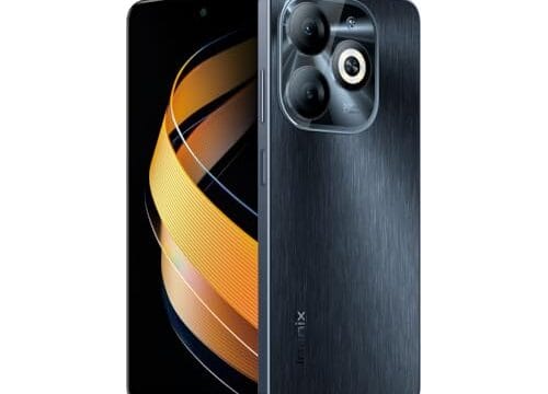 Smartphone INFINIX SMART 8 Pro, 256GB, 4GB RAM, 5000mAh, Câmera Dupla 50MP Ring Flashlight e Selfie 8MP, Tela Magic Ring 6.6" 90Hz, 5000mAh, Preto.