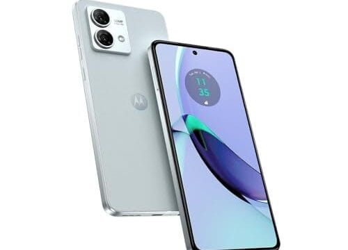 Smartphone Moto G84 5G 16GB RAM Boost* 256GB Azul - Couro Vegano