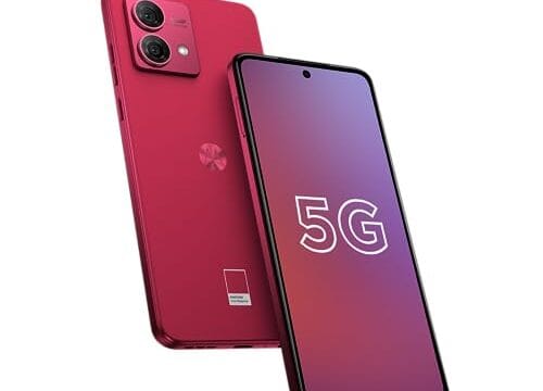 Smartphone Moto G84 5G 8GB RAM Boost* 256GB Viva Magenta - Couro vegano