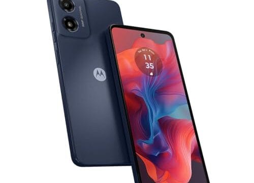 Smartphone Motorola Moto G04s - 128GB 4GB RAM + 4GB RAM Boost Camera 16MP com Moto AI sensor FPS lateral Grafite