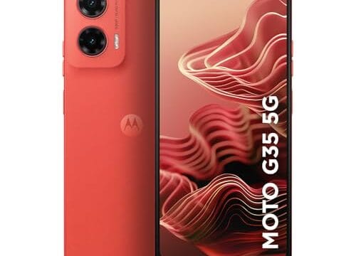 Smartphone Motorola Moto g35 5G - 256GB 12GB (4GB RAM+8GB Ram Boost) e Camera 50MP com AI NFC Tela 6.7" com Superbrilho - Coral