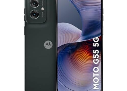Smartphone Motorola Moto g55 5G - 256GB 16GB (8GB RAM+8GB Ram Boost) e Camera 50MP com AI NFC Tela 6.5" com Superbrilho - Preto