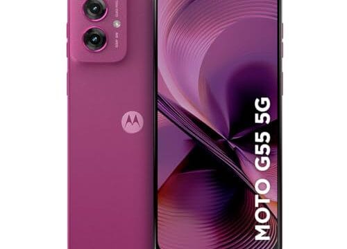 Smartphone Motorola Moto g55 5G - 256GB 16GB (8GB RAM+8GB Ram Boost) e Camera 50MP com AI NFC Tela 6.5" com Superbrilho - Rosa