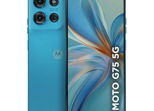 Smartphone Motorola Moto g75 5G - 256GB 16GB (8GB RAM+8GB Ram Boost) e 50MP Sony Lytia 600 Camera Moto AI Ultrarresistencia militar - Azul